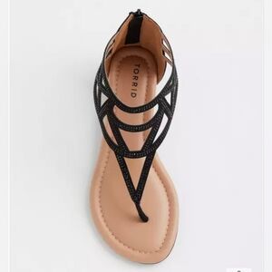 Torrid T-Strap Mini Wedge Sandal (WW)